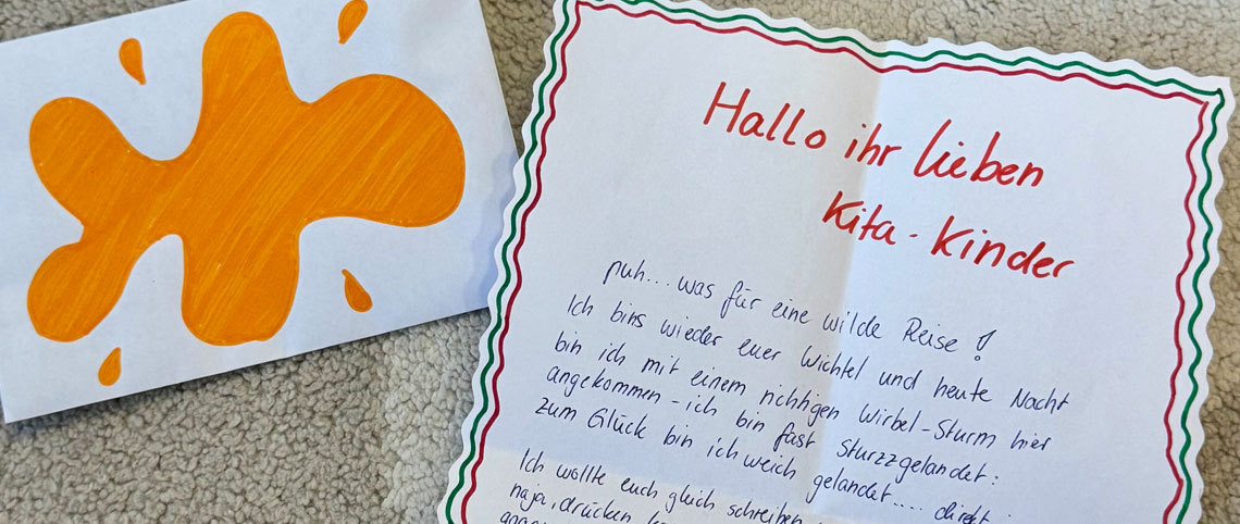 Wichtelbesuch im Kindergarten